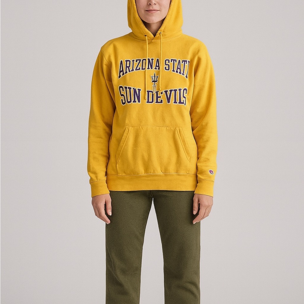 Champion Arizona State Sun Devils Size Medium Hooded Sweatshirt